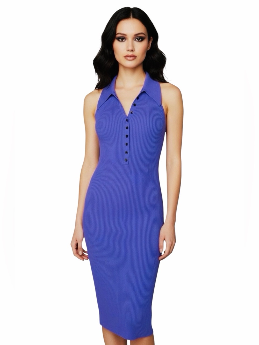 A.L.C Asher New Knit Bodycon Midi Dress.